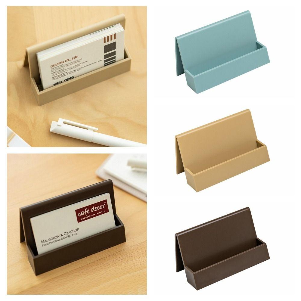 

Durable Desktop Storage Box Non-slip Cards Display Box Creative Card Holder Exhibition