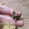 Adjustable Boho Fox Rings Finger Accessory for Women and Girls Vintage Style with Unique Design Inspired by Mythology