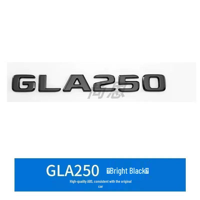 Compatible with Mercedes GLA180 GLA200 GLA260 AMG Tail Badge Emblem Letter Sticker Logo