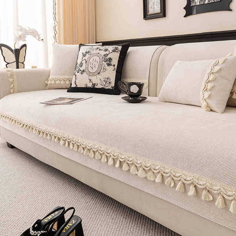 Sofa Cushion Universal In All Seasons, New High-end Non-slip Seat Cushion, Washable, Non-pilling Sofa Cover Cover Cloth Towel