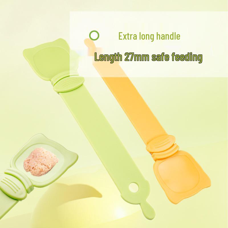 Cat Strip Feeder Squeeze Spoon Kitten Feeding Tool