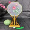 Chinese Styles Hand Fan Double Side Hand Fan for Womens Girl Performances Dance