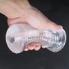 Muži Masturbator Cup Transparentní Gumový Balanus Vytrvalostní cvičení Umělá vagína Sexuální hračka pro muže s masturbátorem