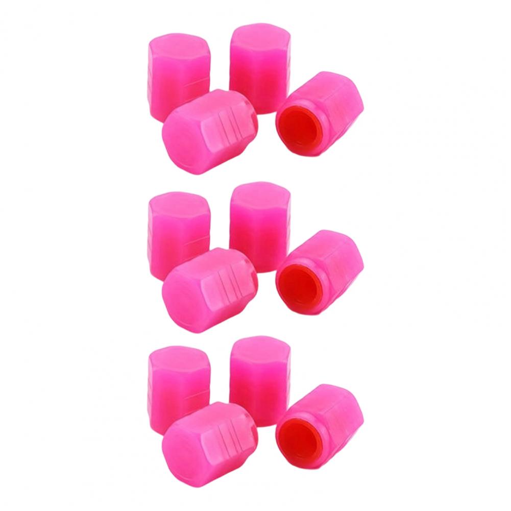 Beleuchtete Ventilkappenschrauben Leuchten im Dunkeln Reifenventilkappen Erhöhte Sichtbarkeit Leuchtende Reifenventilkappensets für Autos für die meisten