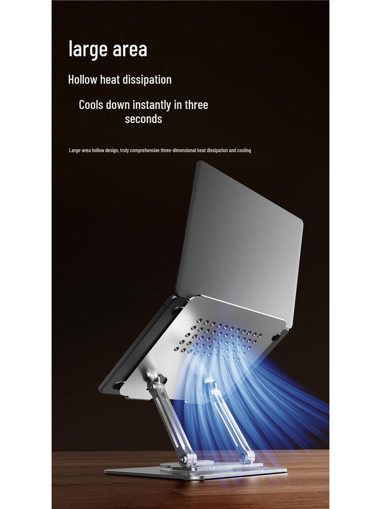 Rotatable Folding Laptop Stand for Enhanced Heat Dissipation and Versatile Use