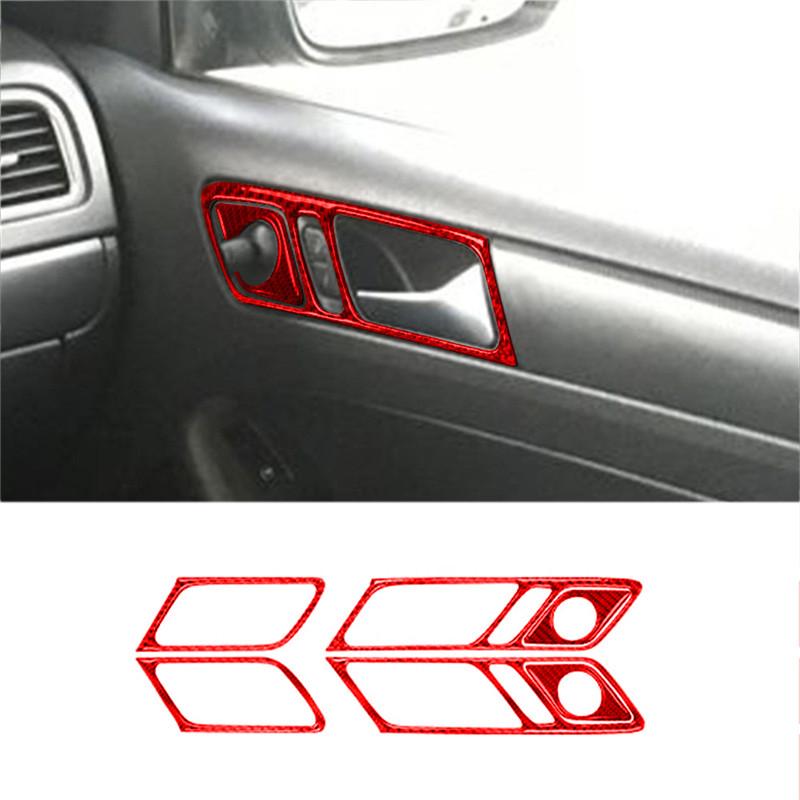 For Volkswagen Jetta 2011 2012 2013 2014 ABS Carbon Fiber Car Center Control Interior Decoration Sticker Car Accessories