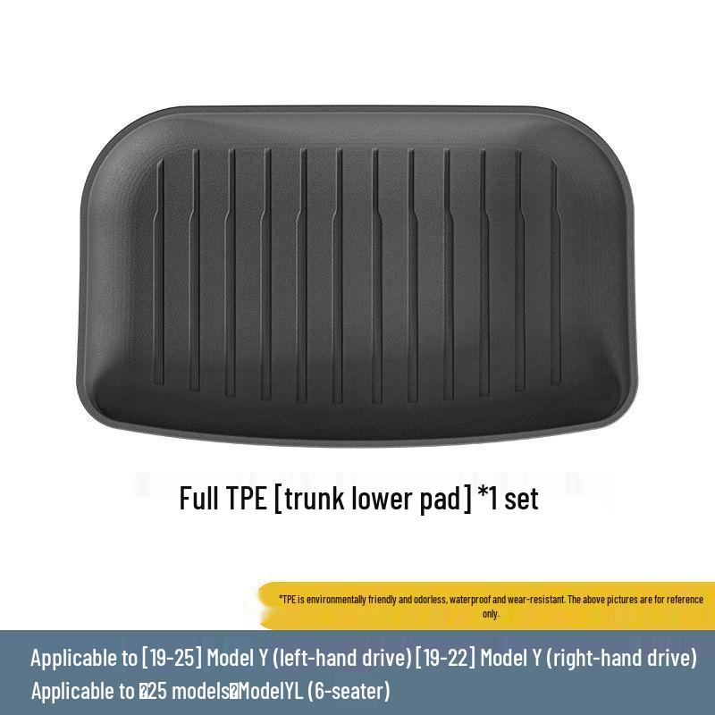Tesla Model Y 2025 Waterproof TPE Floor, Trunk & Backrest Mats