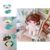 20cm Cotton Doll Plush Toy With Two Sets Of Clothes Keep Warm Shortcut Sweatshirt And Pants