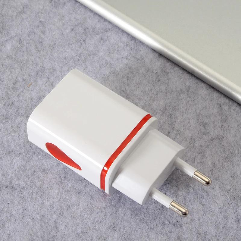 2 USB  Phone  Charger  For apple iphone 13 pro max 12 samsung  Cellphone Travel Illuminate Power Adapter EU US Plug USB