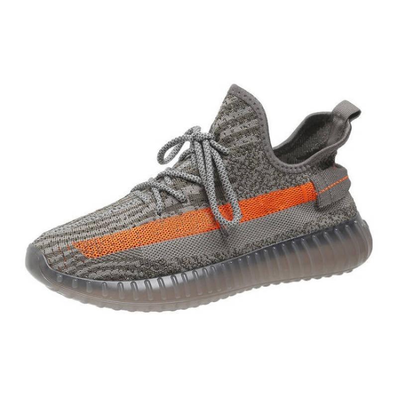 Unisex Plus Size Knit Mesh Breathable Sports Running Casual Sneakers