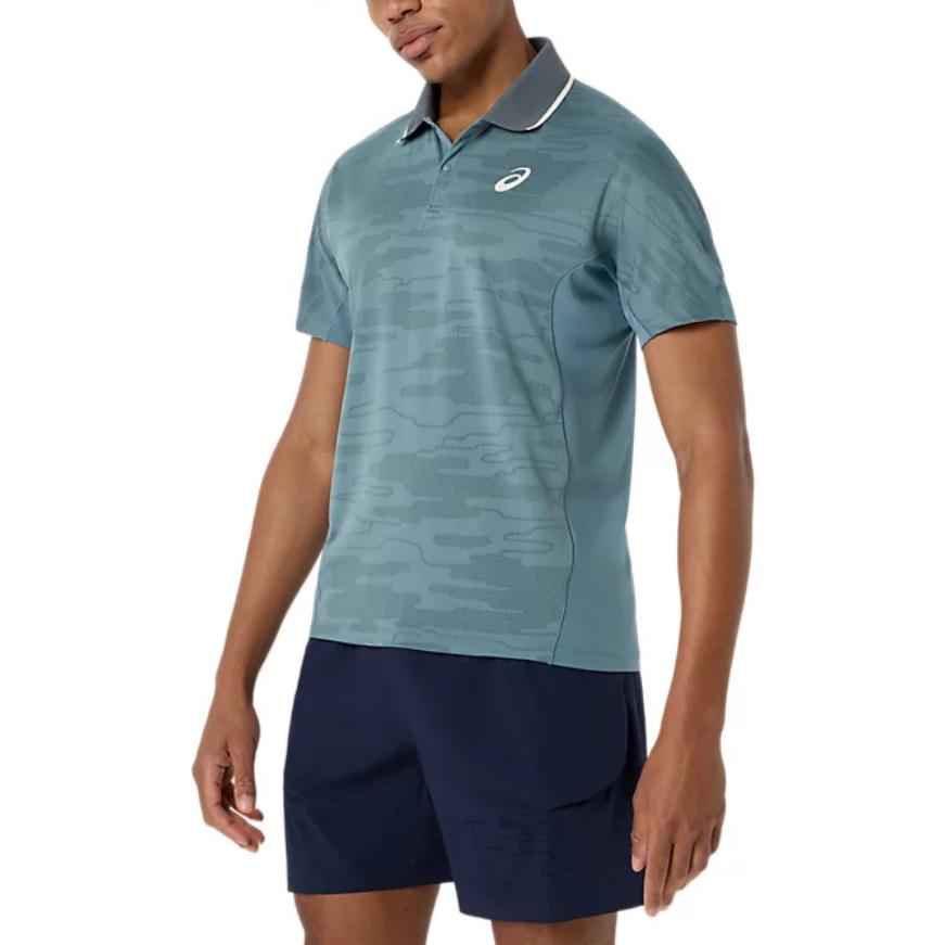 Asics Solid Color Polo Shirt Men tops 2041A420-401