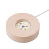Round 3D Crystal Lamp Luminous Base Color Changing Light Large Desktop Night Light  For Boys