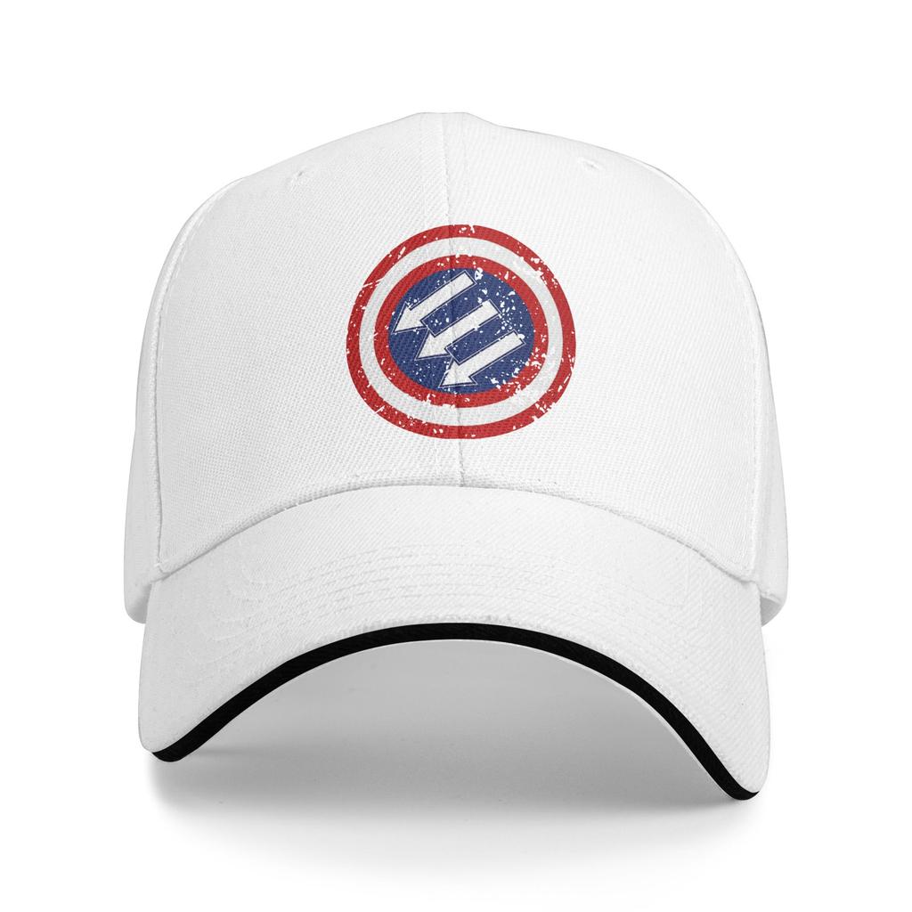 Anti Fascist American Flag Symbol  Sandwich Caps Unisex Women OutdoorBaseball Cap  Sandwich Hat Adjustable Cap Summer Caps