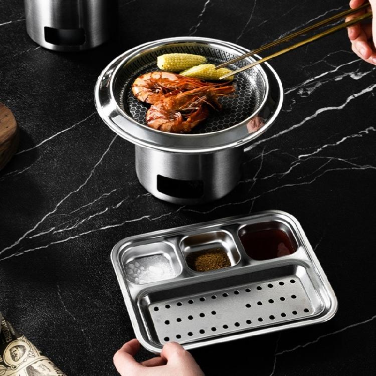 304Stainless Steel Outdoor Stove Cooking Stove Multifunctional Cookware Campings Stove Outdoor Barbecue Tool for Cooking