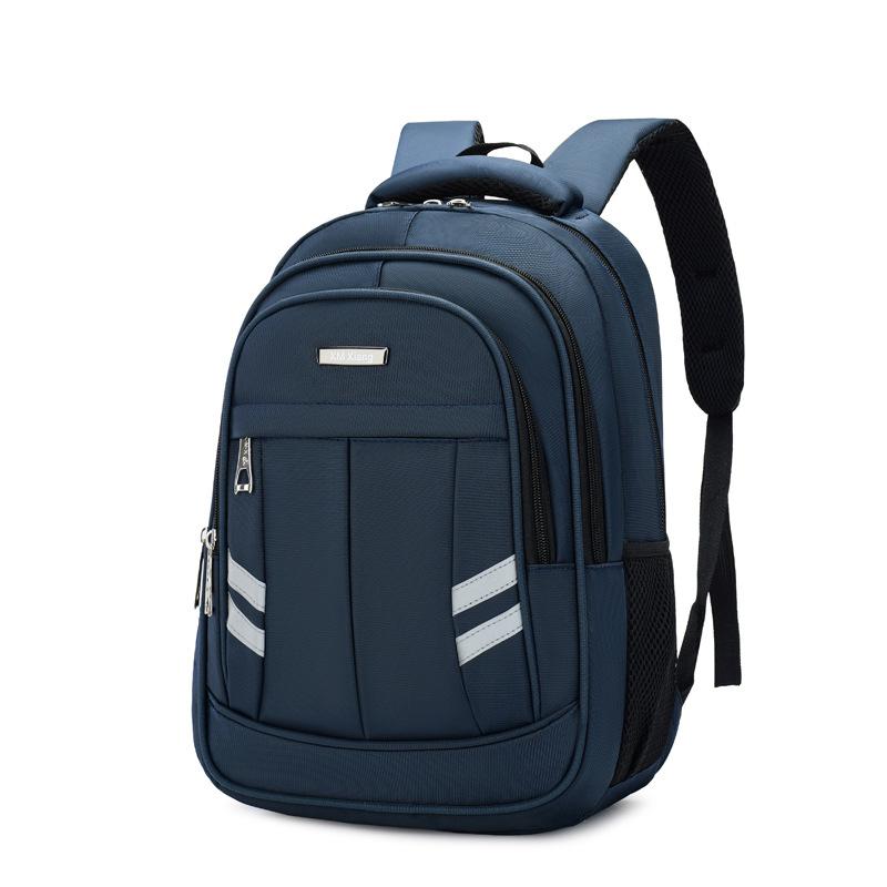 Schoolbag Backpack Men's Business Backpack Commuting Leisure Travel Large Capacity Male Female Junior High School Student School Bag Computer Bag
