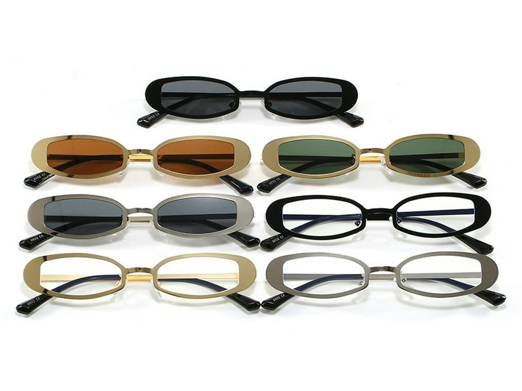2026 Fashionable Oval Frame UV Protection Sunglasses for Women - European & American Style