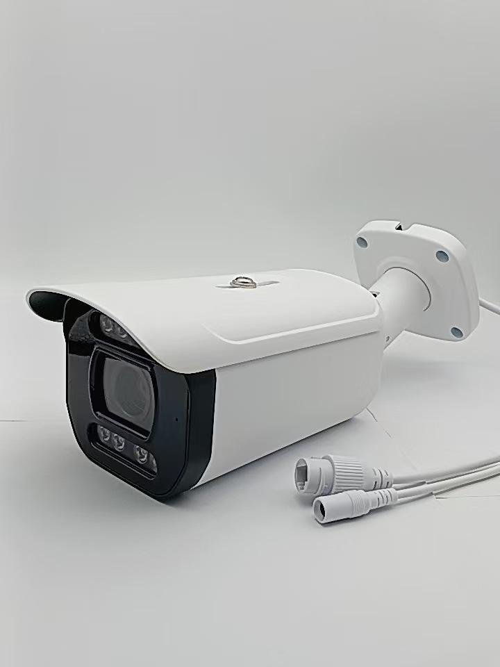 Outdoor 8MP Color Night Vision Surveillance Camera with Alarm and POE Bullet Design