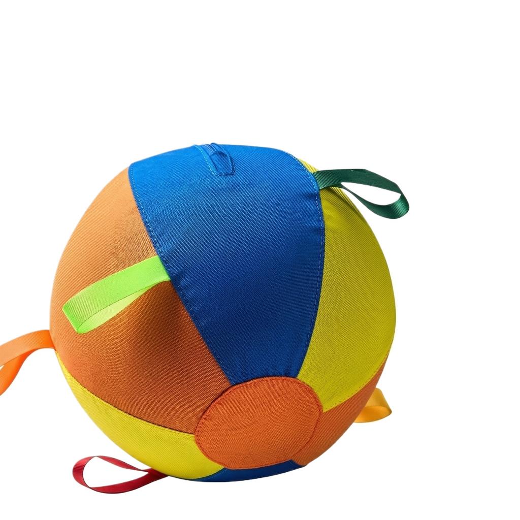 Herding Ball For Dogs – Orange & Blue Dog Ball For Large Dogs, Dog-Visible Colors, Oxford Fabric, Non-Chew Interactive Dog Toy For Outdoor Training