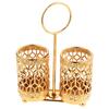 1pc Metal Utensil Holder 2/4grids For Spoon Fork Chopstick Holder Kitchenware Tray Box Kitchen Organizer Luxury Gold Color