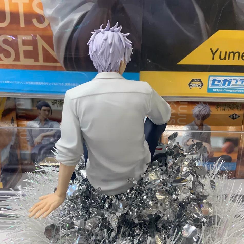 NEW SEGA 10cm Jujutsu Kaisen Anime Satoru Gojo & Geto Suguru Yumemirize Sitting Posture Action Figure Genuine Model Figurine Toy