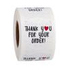50-500pcs Round Gold Foil Thank You For Your Order Stickers 1 Inch Wedding Pretty Gift Cards Envelope Sealing Label Stickers
