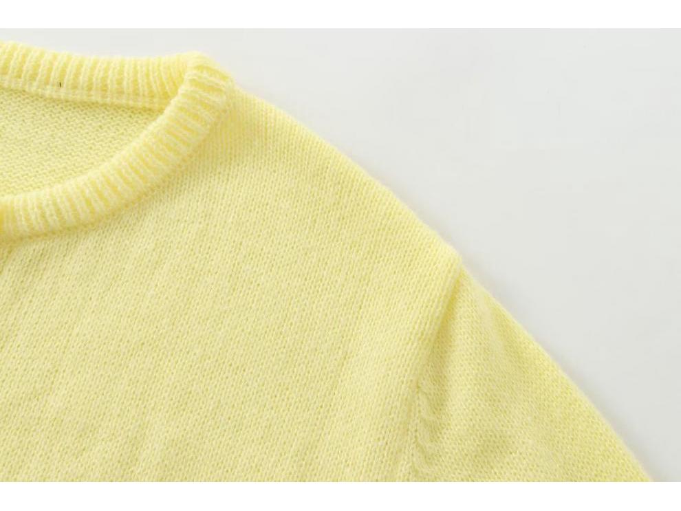 Autumn European & American Women's Street Fashion Knitted Cardigan