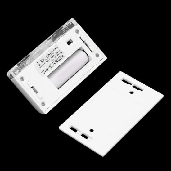 4-LED PIR Infrared Home Door Cabinet Motion Sensor Keyhole Night Light Lamp