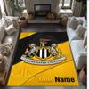 Newcastle United FC Printed Crystal Velvet Rug Non‑Slip Crystal Velvet Carpet For Sofa Bedroom Indoor Home Decoration