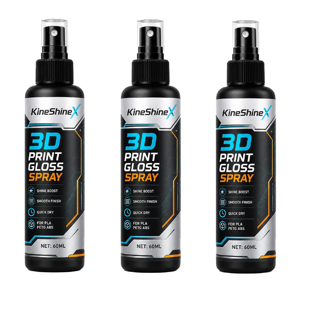 60ML Lesklý sprej pro modely 3D tiskáren Rychleschnoucí Reduktor linek vrstvy Vysoce lesklý sprej pro tištěné modely Rychleschnoucí Redukovaná textura