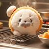 Plush Salmon Seal Toy With Soft Polyester Filling For Kids And Teens Birthday Gift