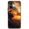 For Honor 600 Lite Case Luxury Painting Soft Silicone Back Cover LNA-NX1 Phone Casing For Honor 500 Smart TPU Shockproof Bumper