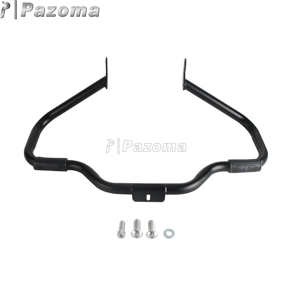 

32 мм хромированная защитная дуга бампера для шоссейного двигателя протектор для Harley Softail Fat Bob Deluxe Springer Heritage Slim 2000-2017 чёрный