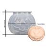 Halloween Silicone 3D Pumpkin Candle Holder Mould for Home Party (Angry Pumpkin)