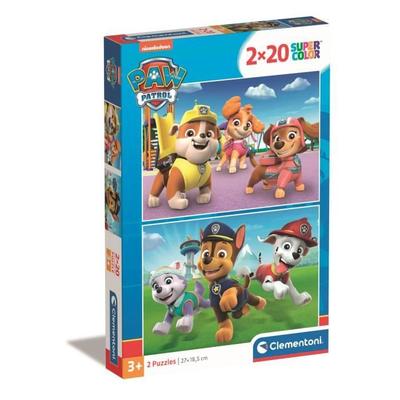 Puzzle 2 x 20 pezzi : Zampa & Zampa (pattuglia della zampa)