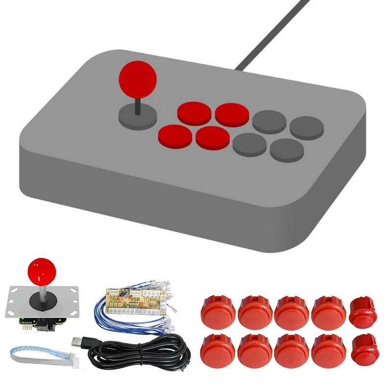 DIY Arcade Joystick Kit Zero Delay Arcade DIY Kit USB Encoder To PCPS3 Arcade ForSanwa Joystick And Push Buttons For Arcade Mame