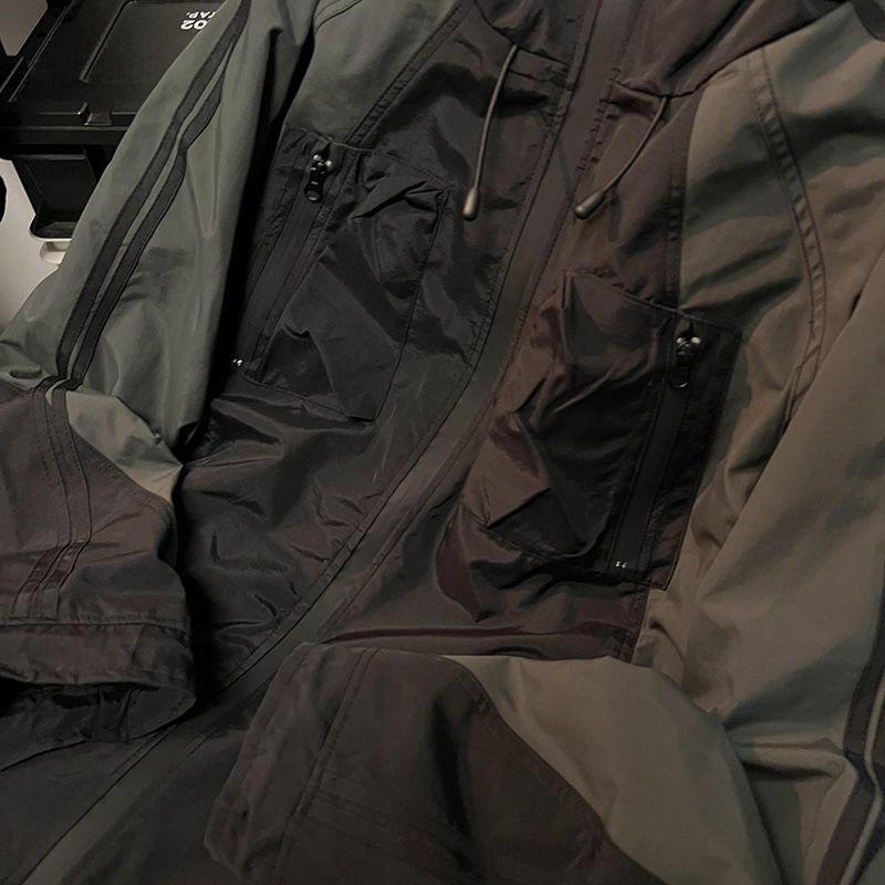 Streetwear Techwear Jacke Damen Windbreaker Vintage Anorak Harajuku Oversize Reißverschluss Mit Kapuze Koreanisch Bewertungen