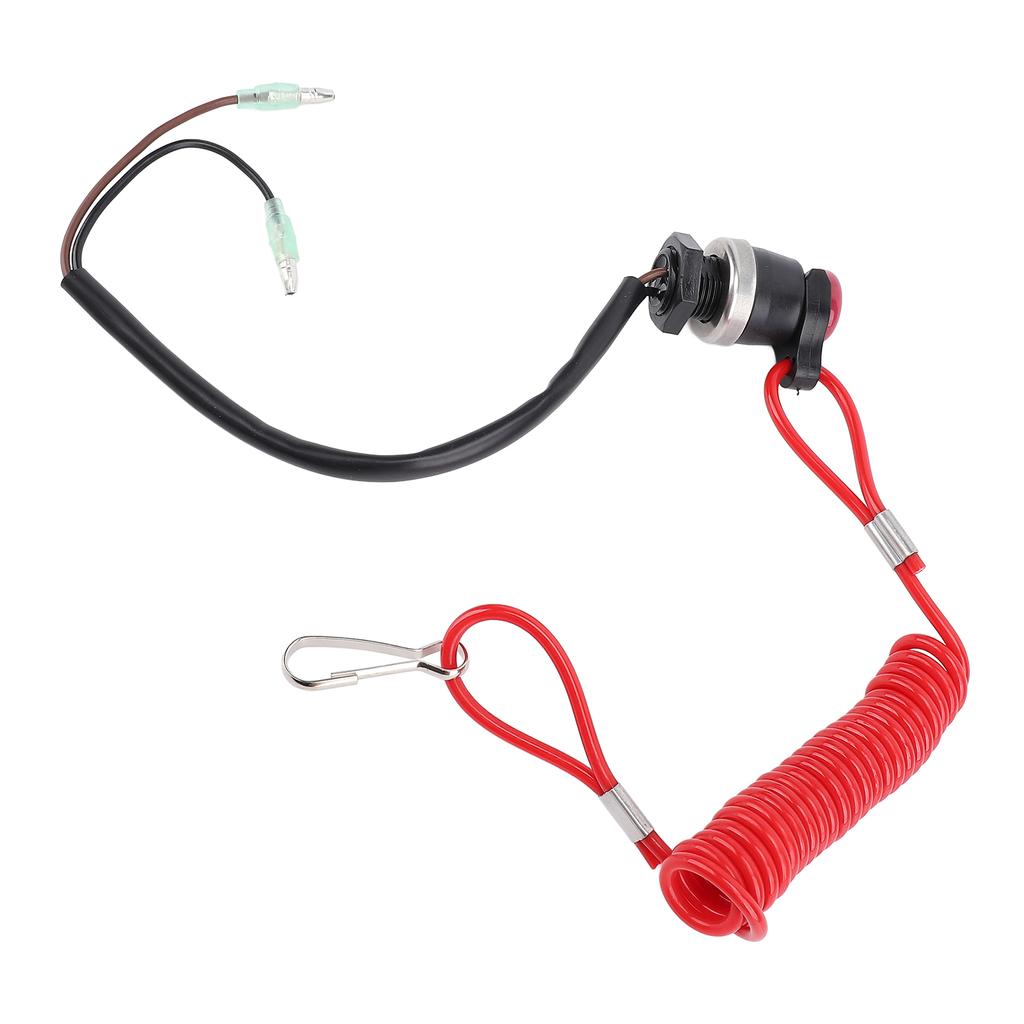 Outboard Stop Switch and Lanyard 3A3 06830 0 High Strength Sturdy Replacement for Tohatsu RC5A RC5B RC5C RC5E RC5F