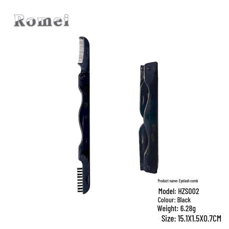 Stainless Steel Eyelash & Eyebrow Comb Brush