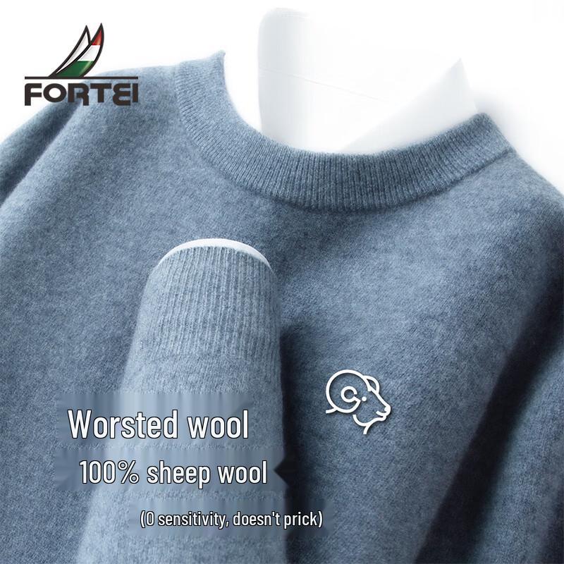 

Men s 100% Merino Wool Round Neck Sweater 50