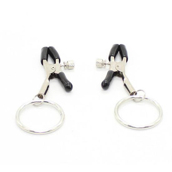 Women Nipple Clamps Breast Ring Clips Slavery Bondage Exotic Adult Sex Toys