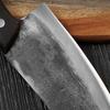 Handmade Forged Chef knife Meat Cleaver High-carbon Steel Traditional Chinese Slaughter Knives