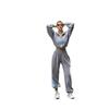 Fashion European and American suits Casual sports suits Zipper cardigan trousers Two-piece suit Women