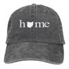 Cotton Denim Cap Home In Ohio State Baseball Dad Cap Adjustable Classic Sports for Men Women Hat Gray One Size