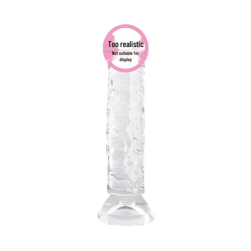 Yongai Crystal Transparent Simulated Dildo for Adults