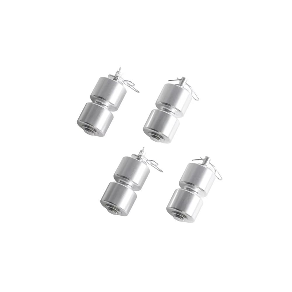 

4 шт. GL1 GMNR925 комплект для замены роликов подъема прицепа алюминиевый сплав ролики штифты шайбы кольца серебристые DH-1054-4-S серебряный