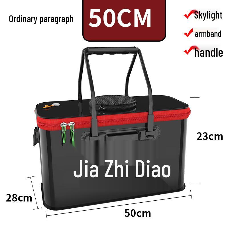 Multi-functional Foldable Fishing Bucket and Fish Protector
