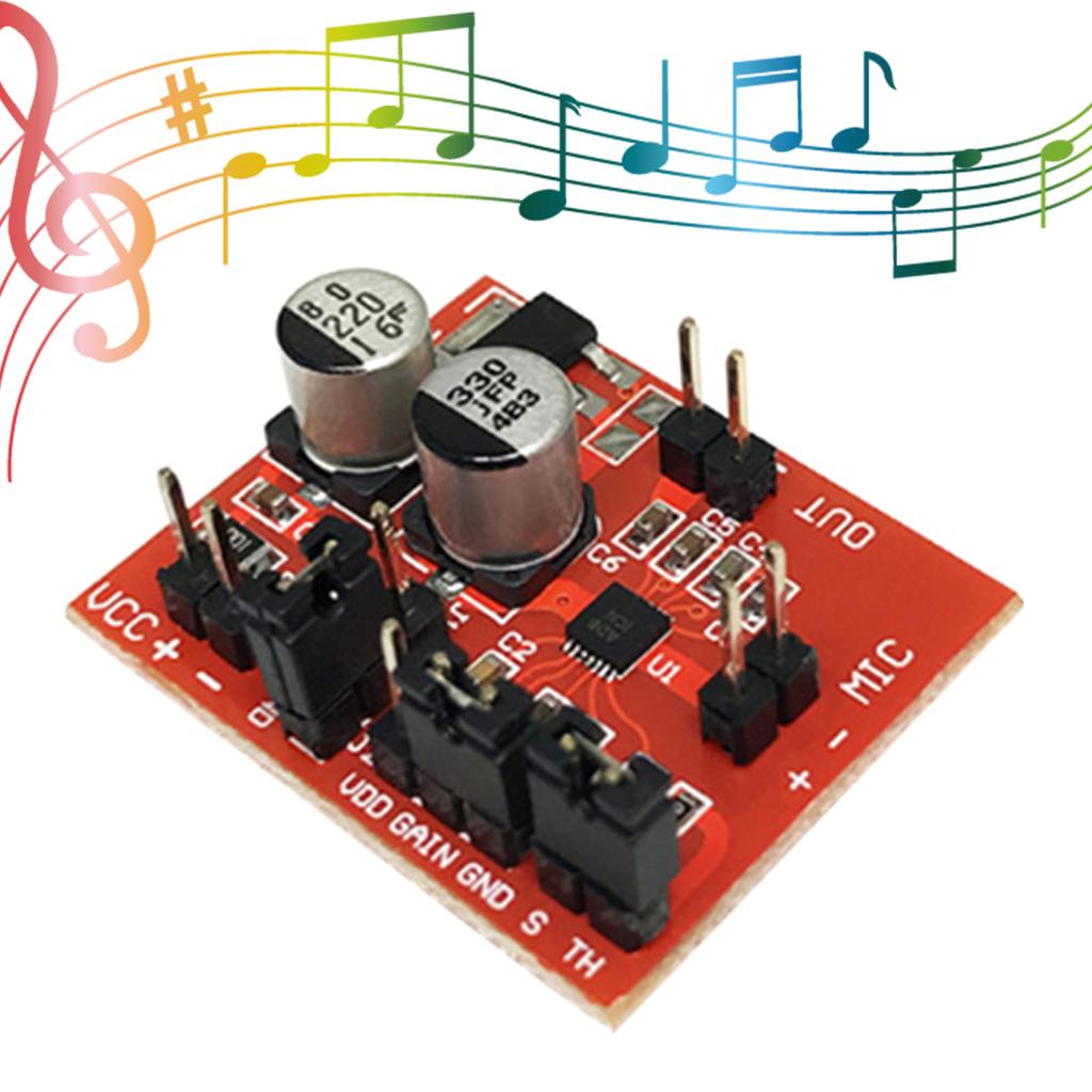 MAX9814 Microphone AGC Amplifier Board Module Auto Gain Control Programmable Attack and Release Ratio