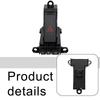 OEM BBM2-66-4H0 Hazard Flasher Switch ABS Material Black Color Easy Installation Non-Deformation For Mazda 3 2010-2013
