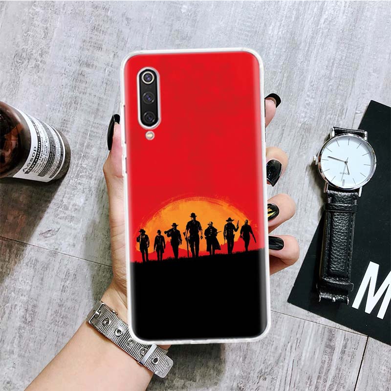 

Red Dead Redemption 2 Phone Case For Xiaomi Redmi Note 15 14 13 12S 12 Pro Plus 11S 11E 11 11T 10S 10 Art Soft Pattern Cover Red Note 13 Pro Plus