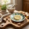Grattugia Manuale in Ceramica per Zenzero Grattugia Antiscivolo per Frutta Ciotola Schiaccia Zenzero Preparazione Pasti